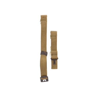 WWII U.S. M-1 Helmet Chinstraps with OD#3 Webbing