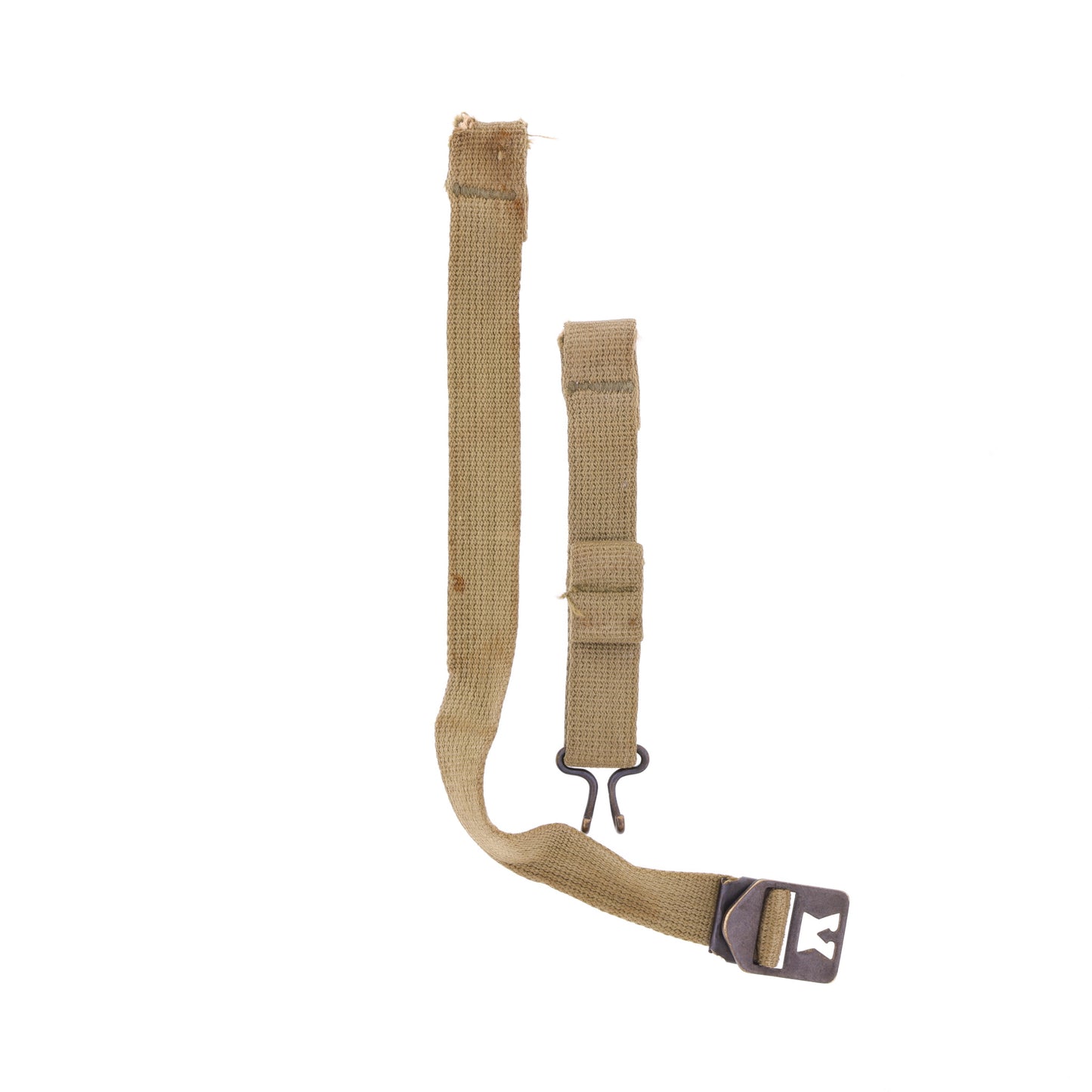 WWII U.S. M-1 Helmet Chinstraps with OD#3 Webbing
