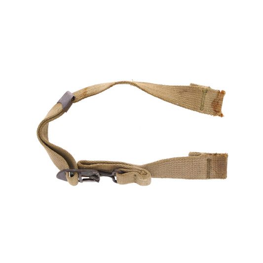 WWII U.S. M-1 Helmet Chinstraps with OD#3 Webbing