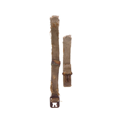 WWII U.S. M-1 Helmet Chinstraps with OD#3 Webbing