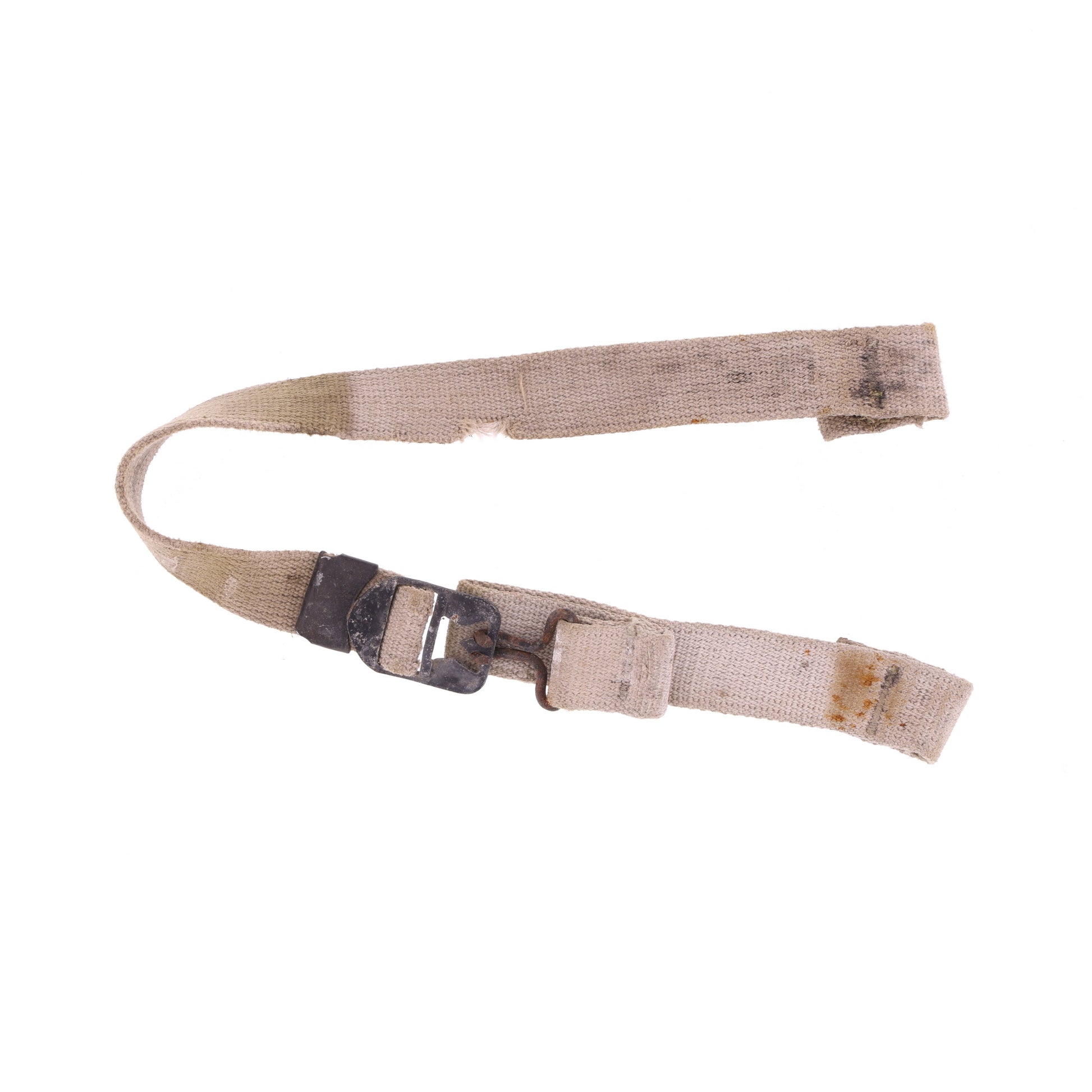 WWII U.S. M-1 Helmet Chinstraps with OD#3 Webbing