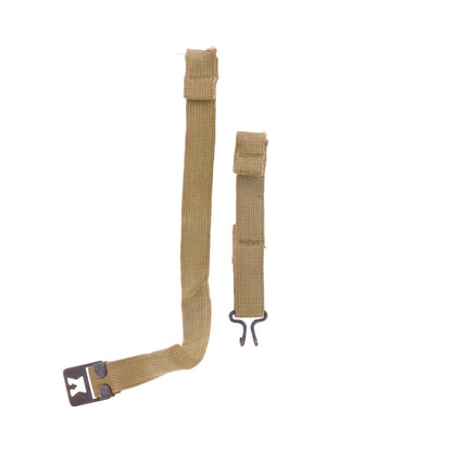 WWII U.S. M-1 Helmet Chinstraps with OD#3 Webbing