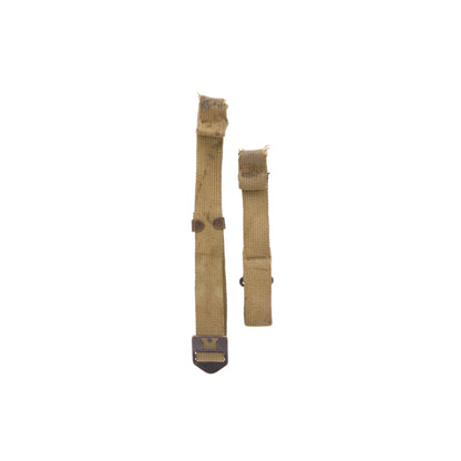 WWII U.S. M-1 Helmet Chinstraps with OD#3 Webbing