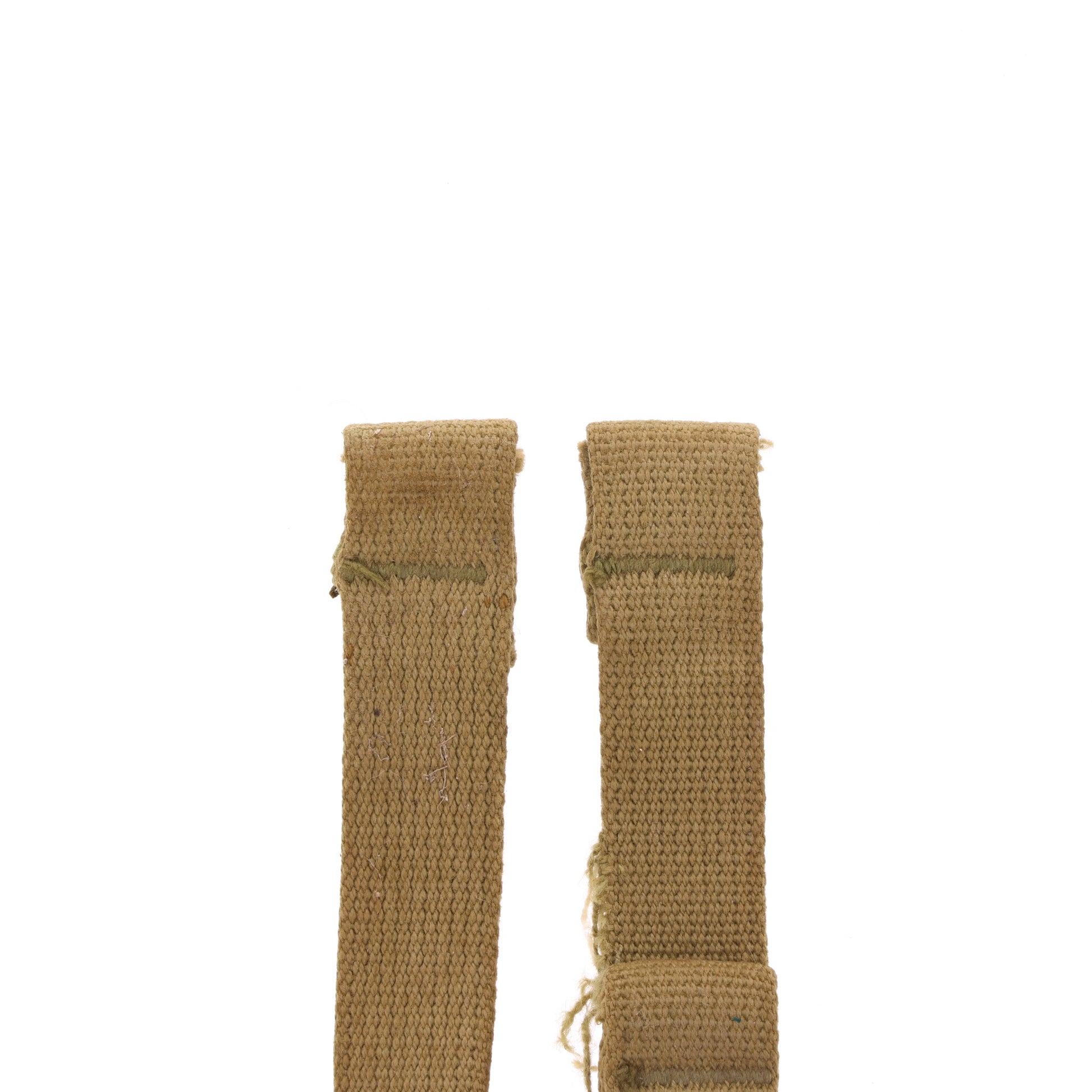 WWII U.S. M-1 Helmet Chinstraps with OD#3 Webbing