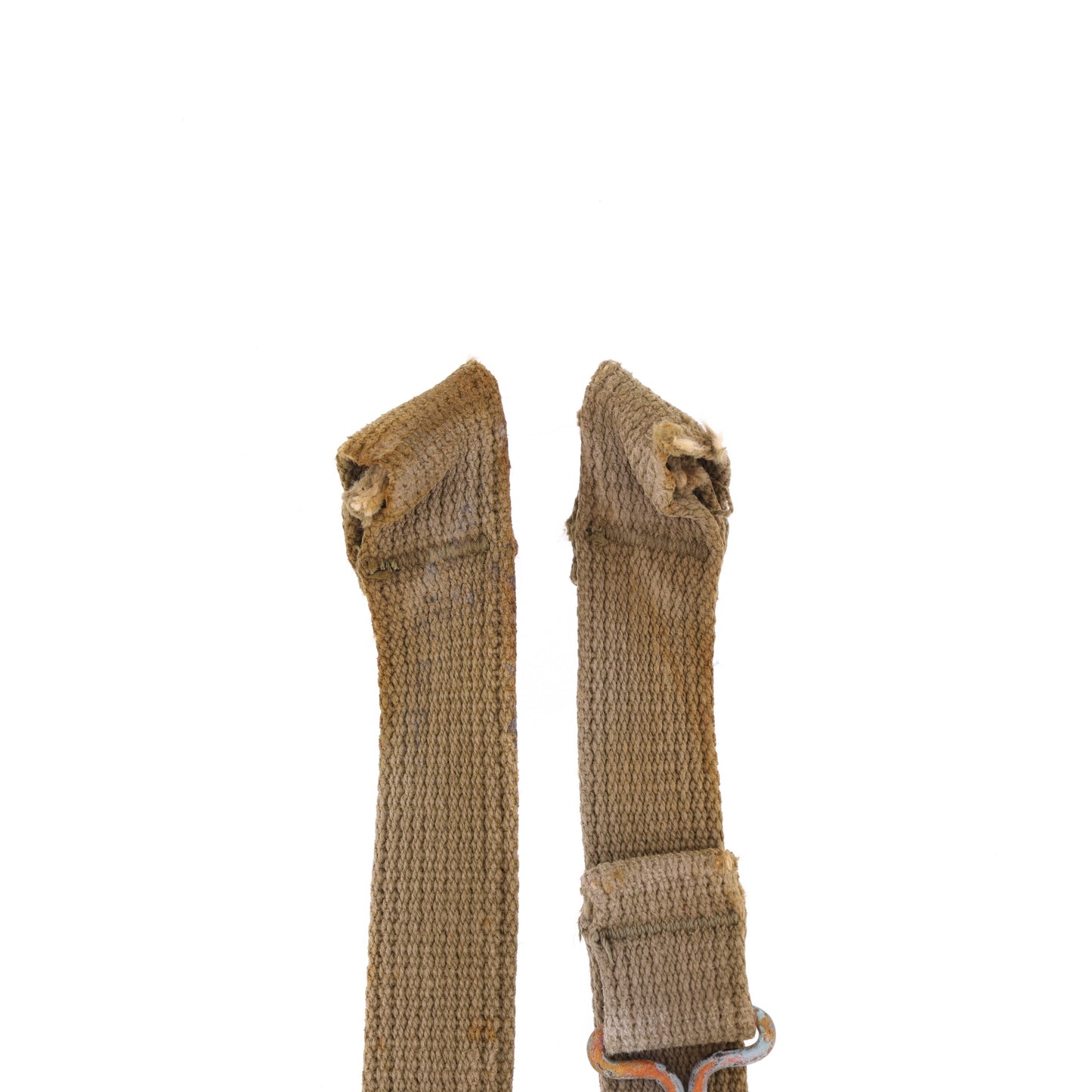 WWII U.S. M-1 Helmet Chinstraps with OD#3 Webbing