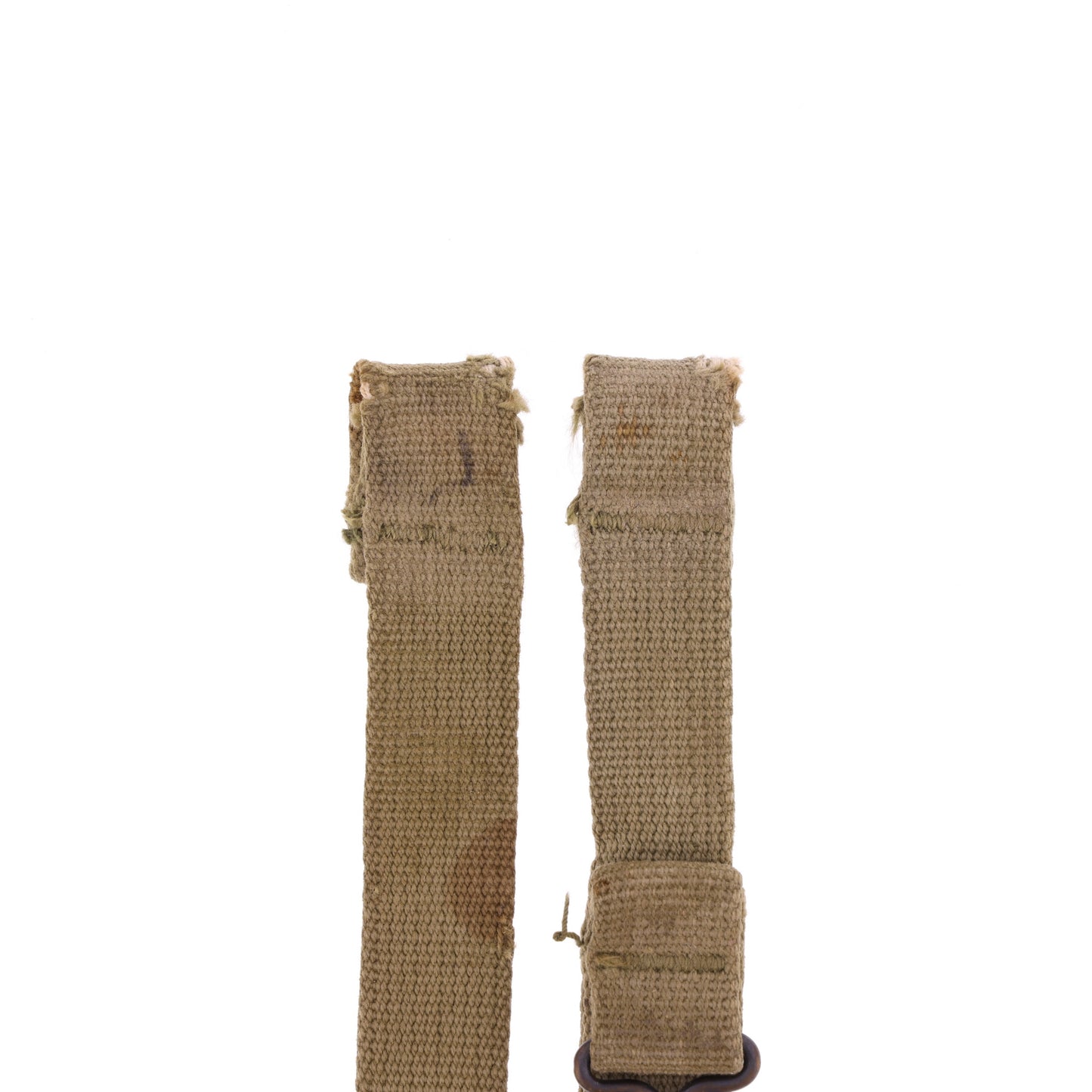 WWII U.S. M-1 Helmet Chinstraps with OD#3 Webbing