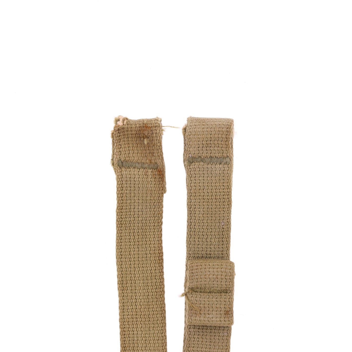 WWII U.S. M-1 Helmet Chinstraps with OD#3 Webbing