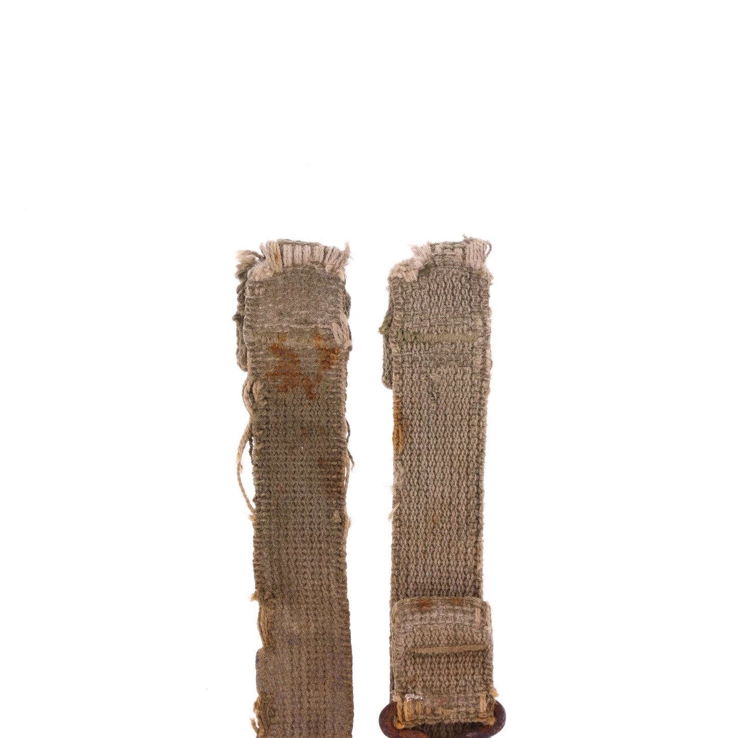 WWII U.S. M-1 Helmet Chinstraps with OD#3 Webbing