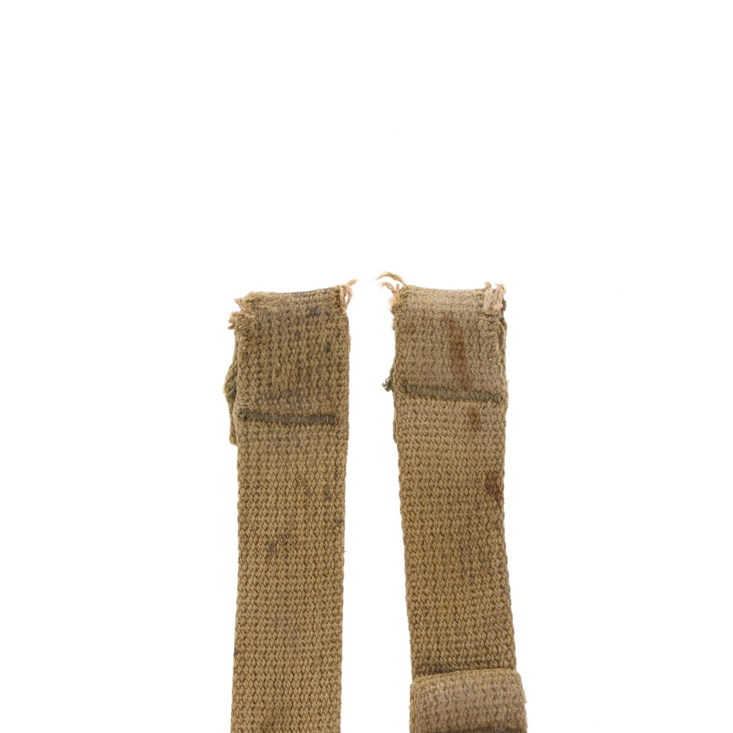 WWII U.S. M-1 Helmet Chinstraps with OD#3 Webbing