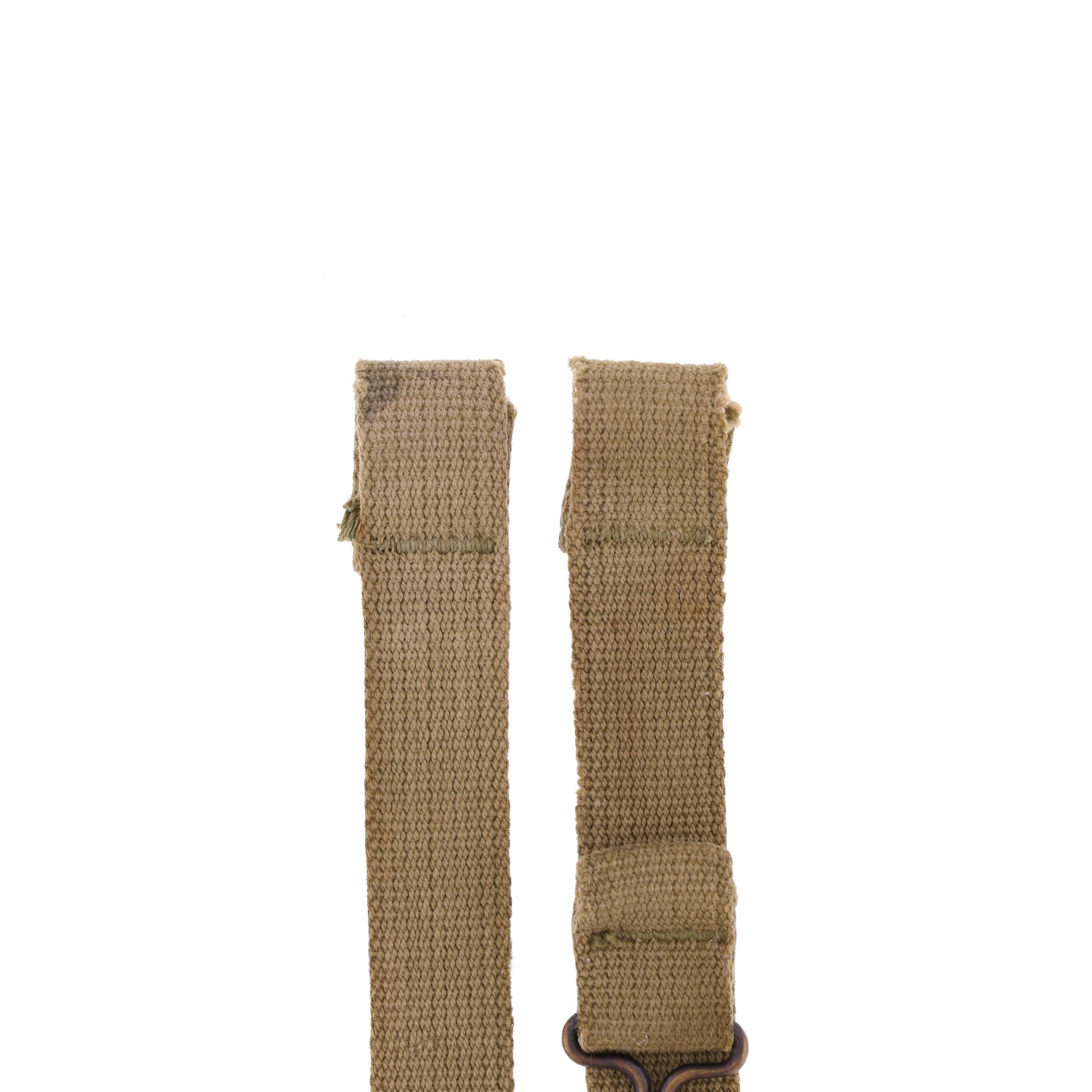 WWII U.S. M-1 Helmet Chinstraps with OD#3 Webbing