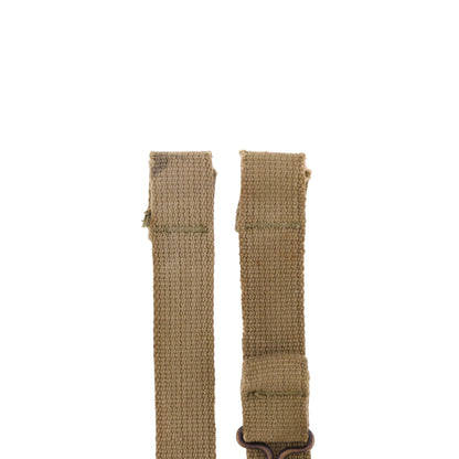 WWII U.S. M-1 Helmet Chinstraps with OD#3 Webbing