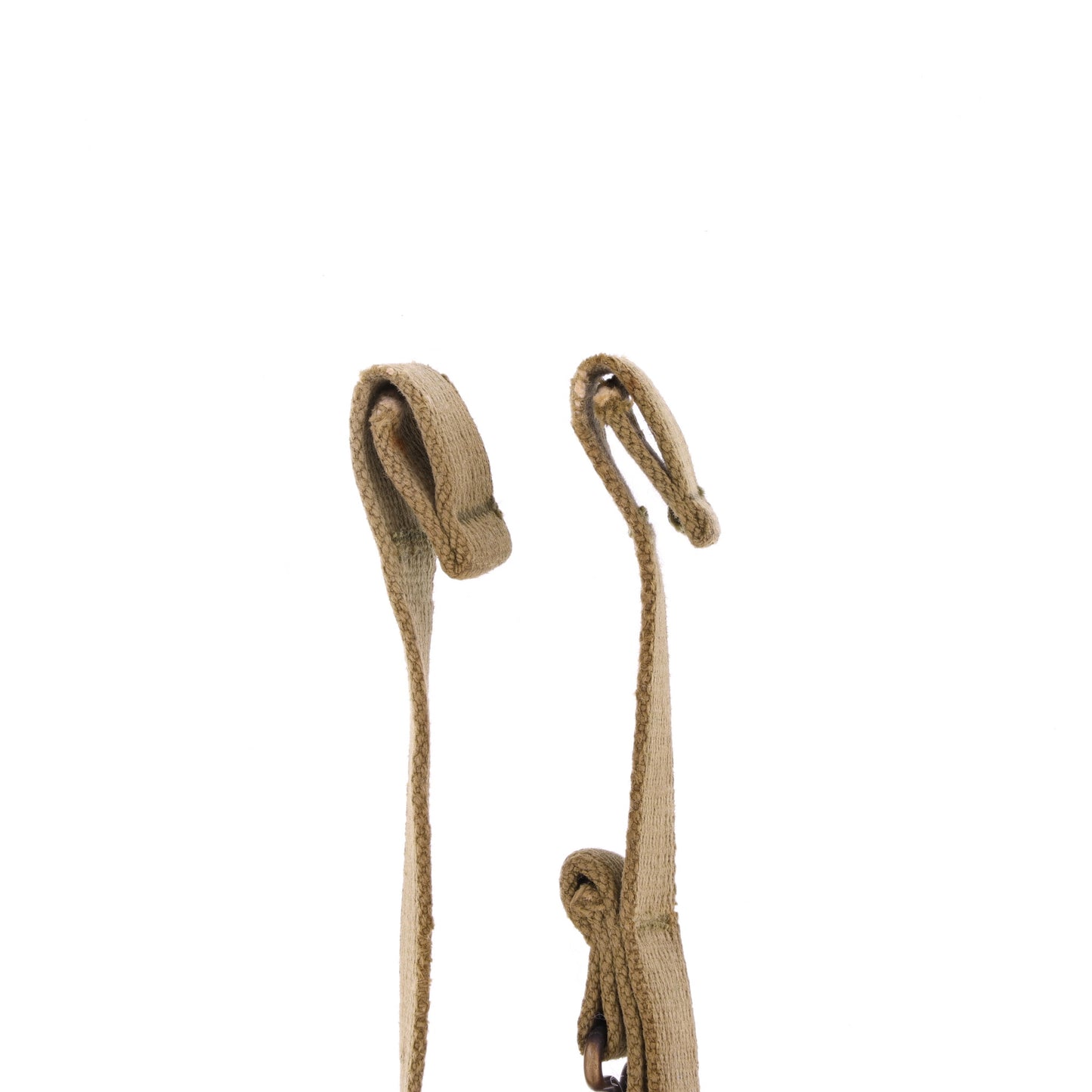 WWII U.S. M-1 Helmet Chinstraps with OD#3 Webbing