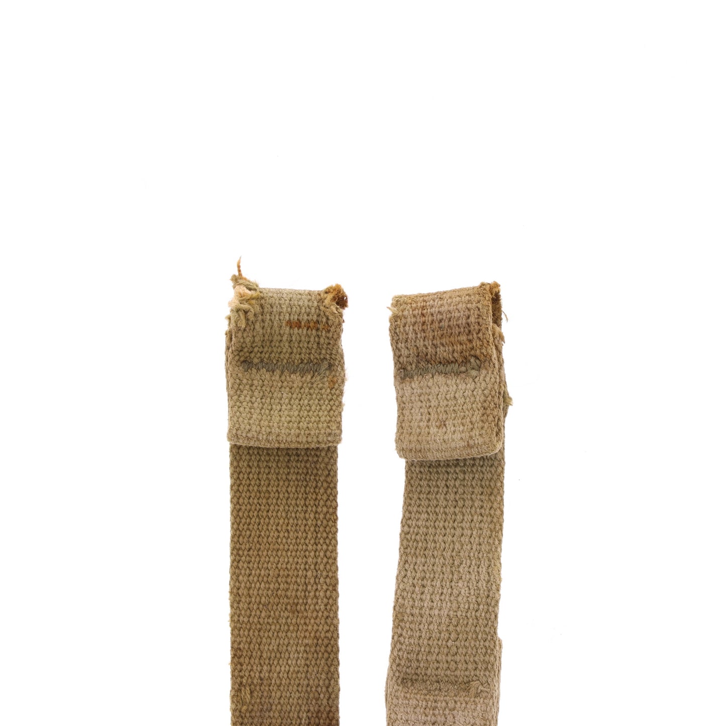 WWII U.S. M-1 Helmet Chinstraps with OD#3 Webbing