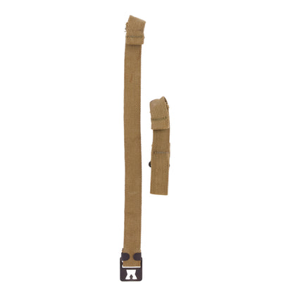 WWII U.S. M-1 Helmet Chinstraps with OD#3 Webbing