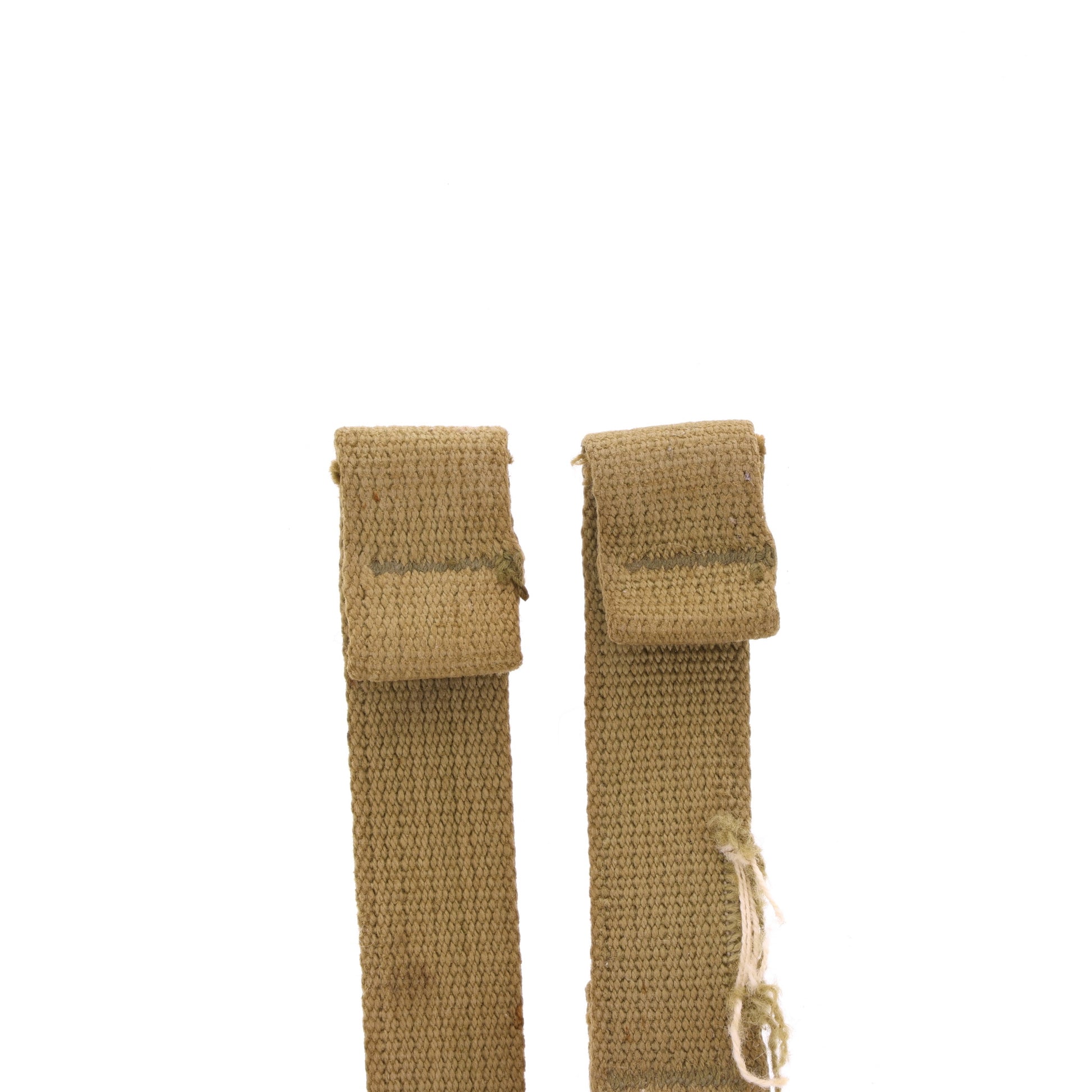 WWII U.S. M-1 Helmet Chinstraps with OD#3 Webbing