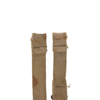 WWII U.S. M-1 Helmet Chinstraps with OD#3 Webbing