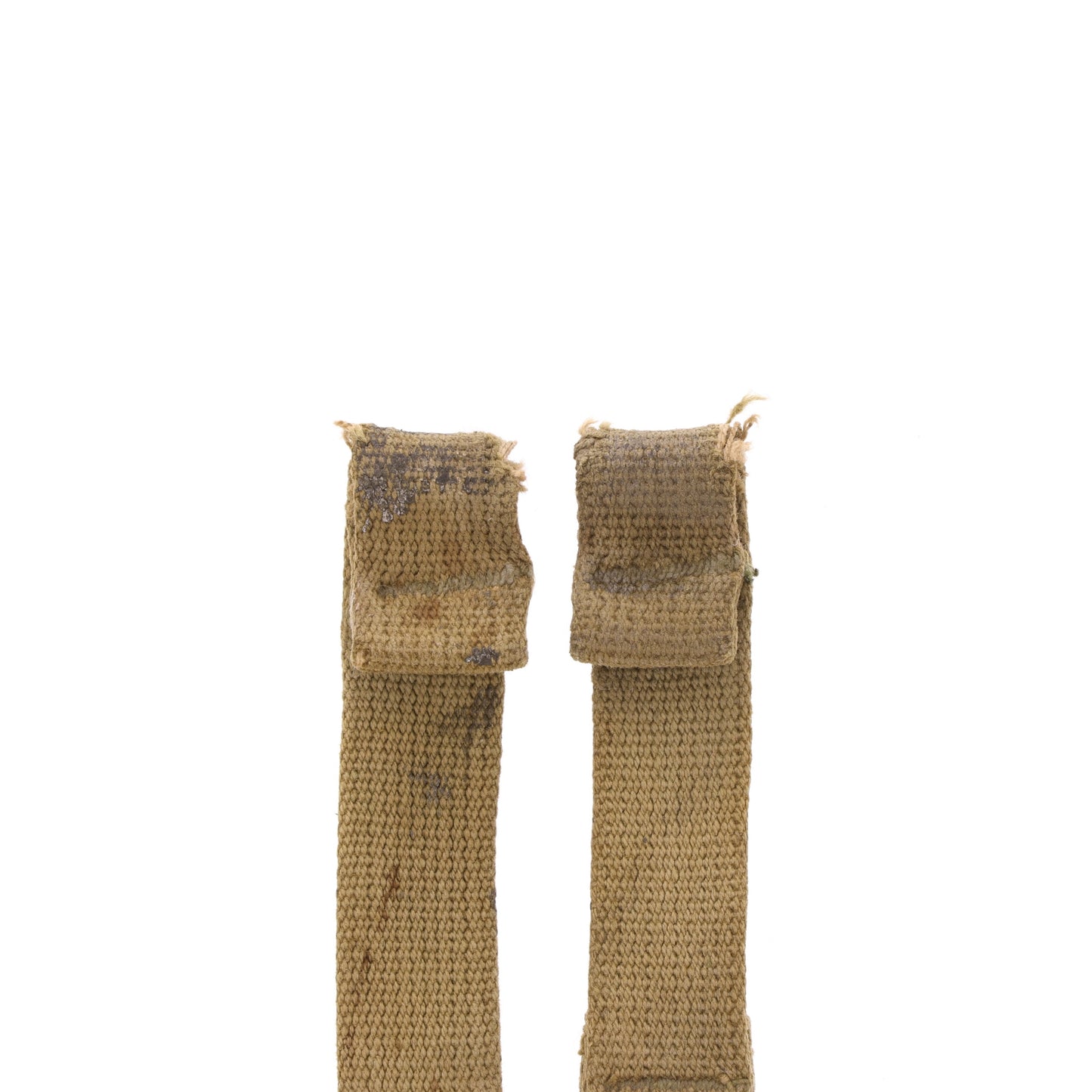 WWII U.S. M-1 Helmet Chinstraps with OD#3 Webbing