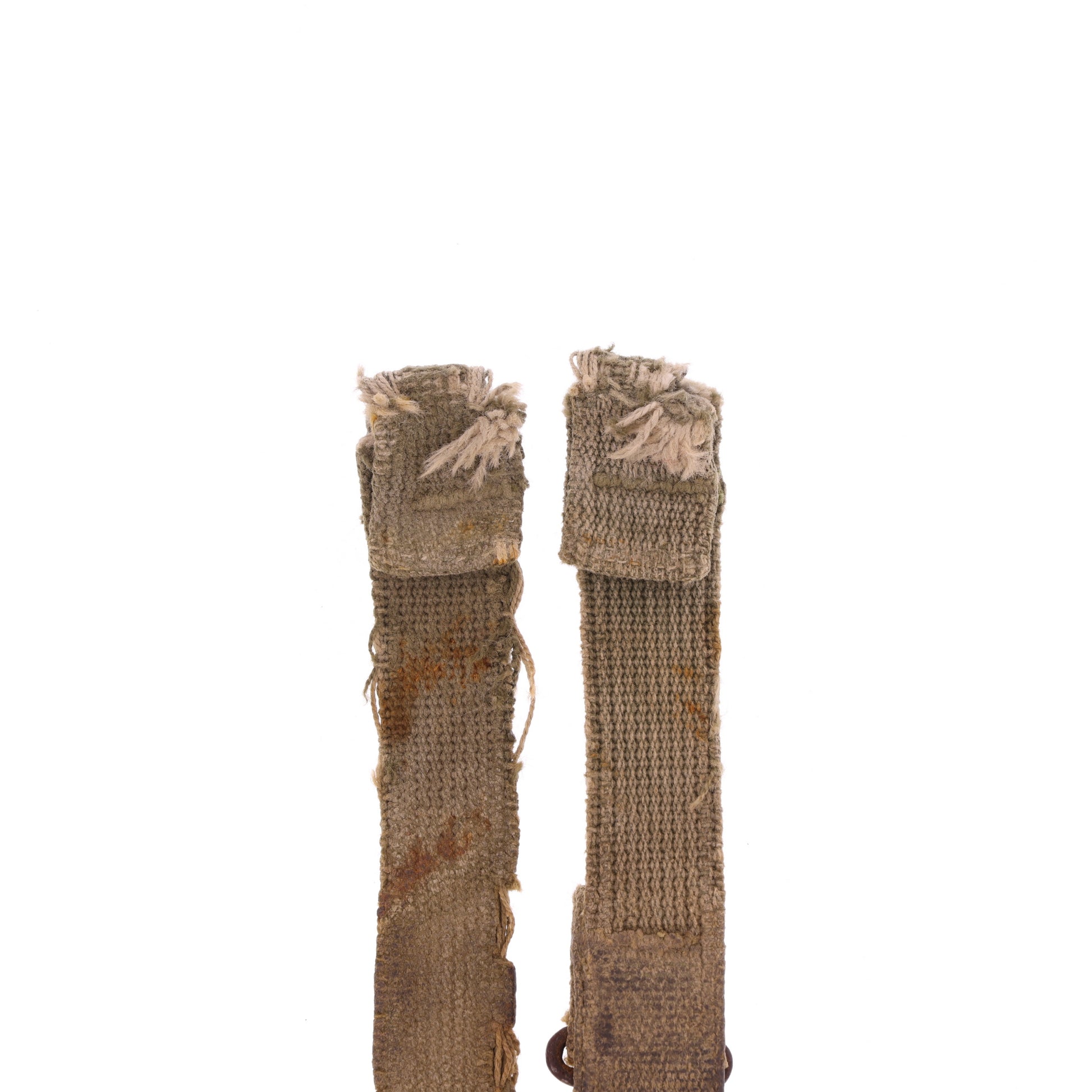 WWII U.S. M-1 Helmet Chinstraps with OD#3 Webbing