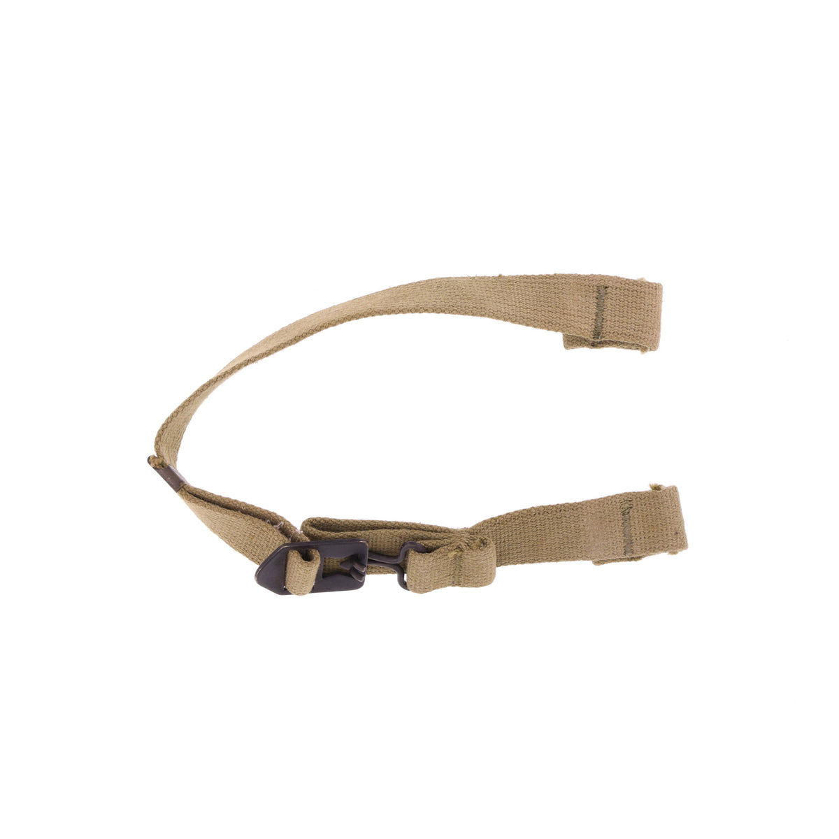 WWII U.S. M-1 Helmet Chinstraps with OD#3 Webbing