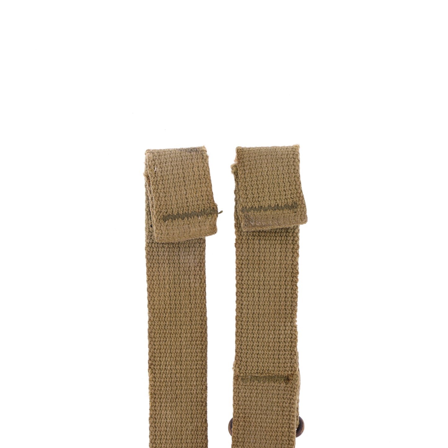 WWII U.S. M-1 Helmet Chinstraps with OD#3 Webbing