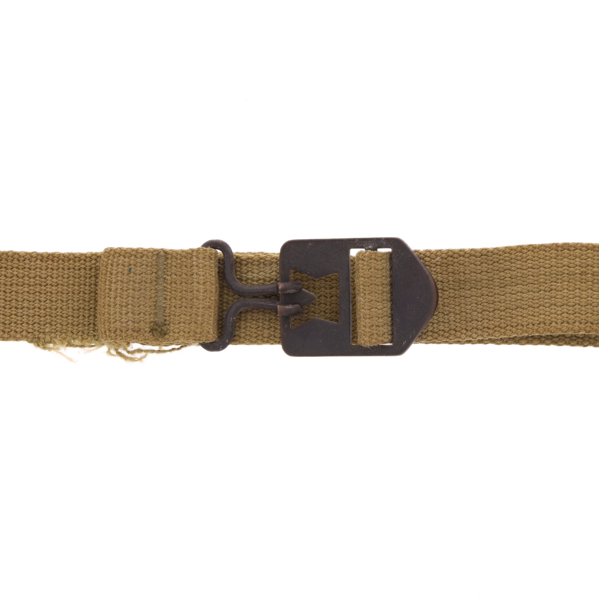 WWII U.S. M-1 Helmet Chinstraps with OD#3 Webbing