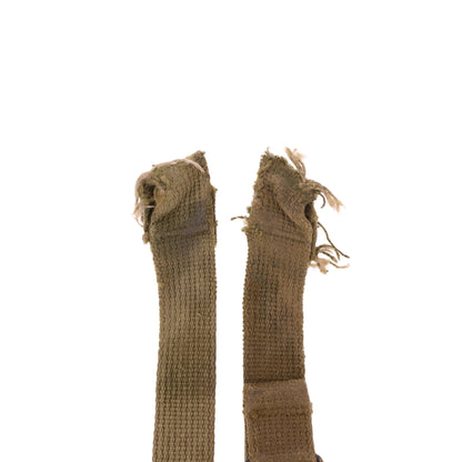 WWII U.S. M-1 Helmet Chinstraps with OD#3 Webbing