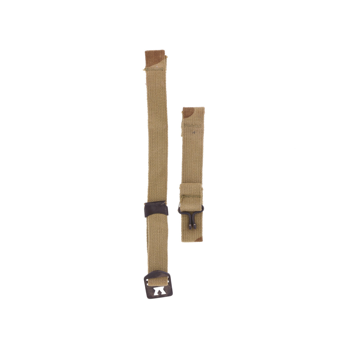 WWII U.S. M-1 Helmet Chinstraps with OD#3 Webbing