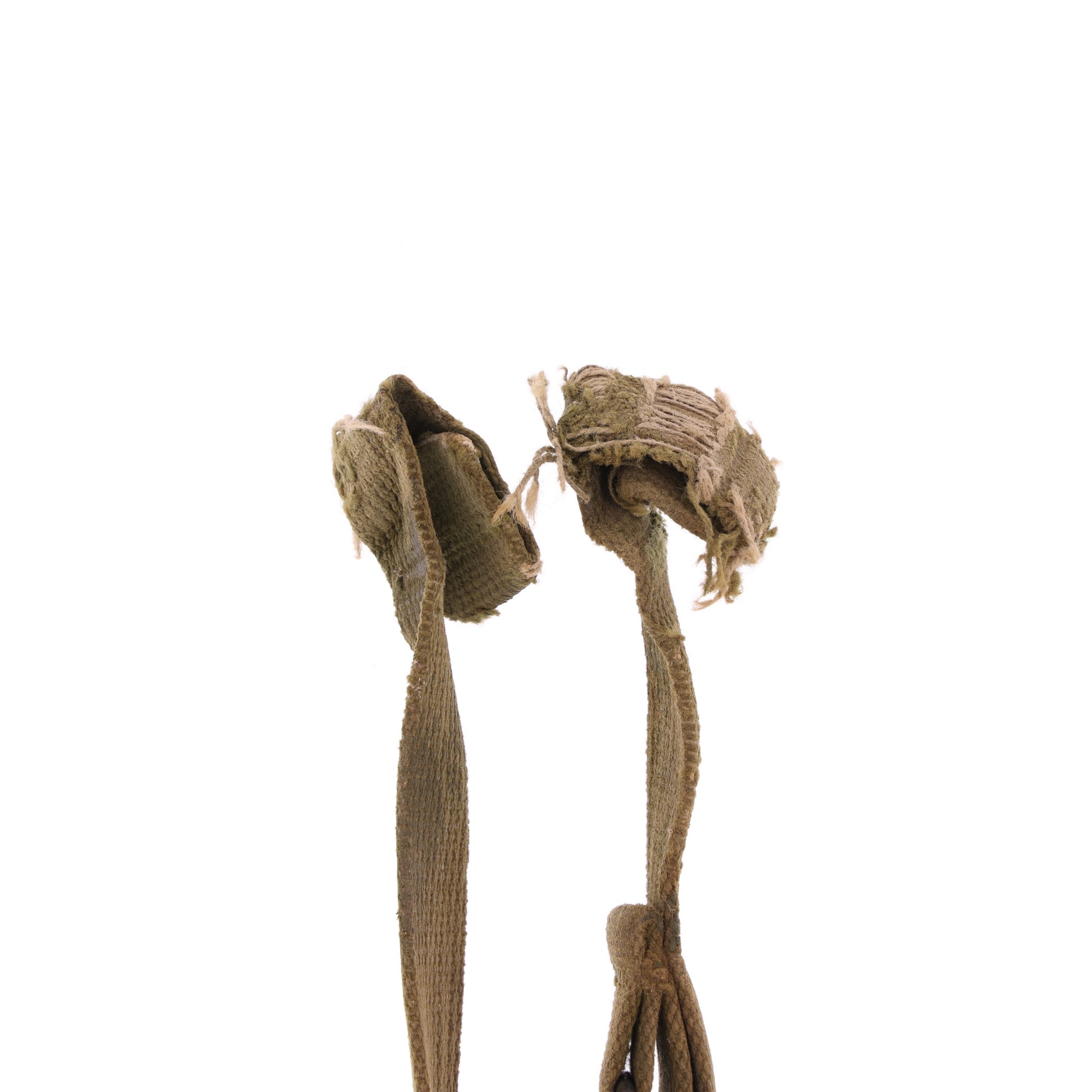 WWII U.S. M-1 Helmet Chinstraps with OD#3 Webbing