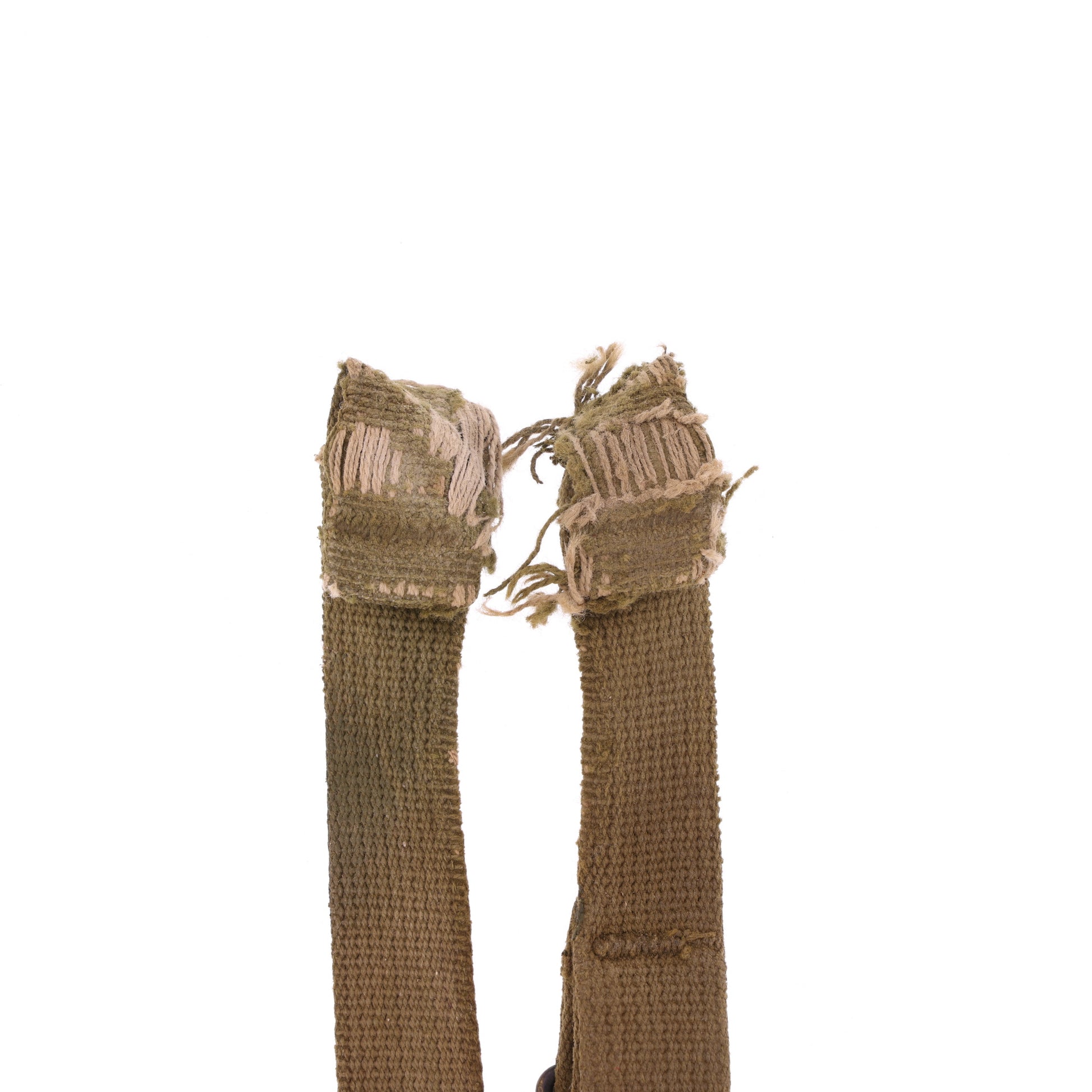 WWII U.S. M-1 Helmet Chinstraps with OD#3 Webbing