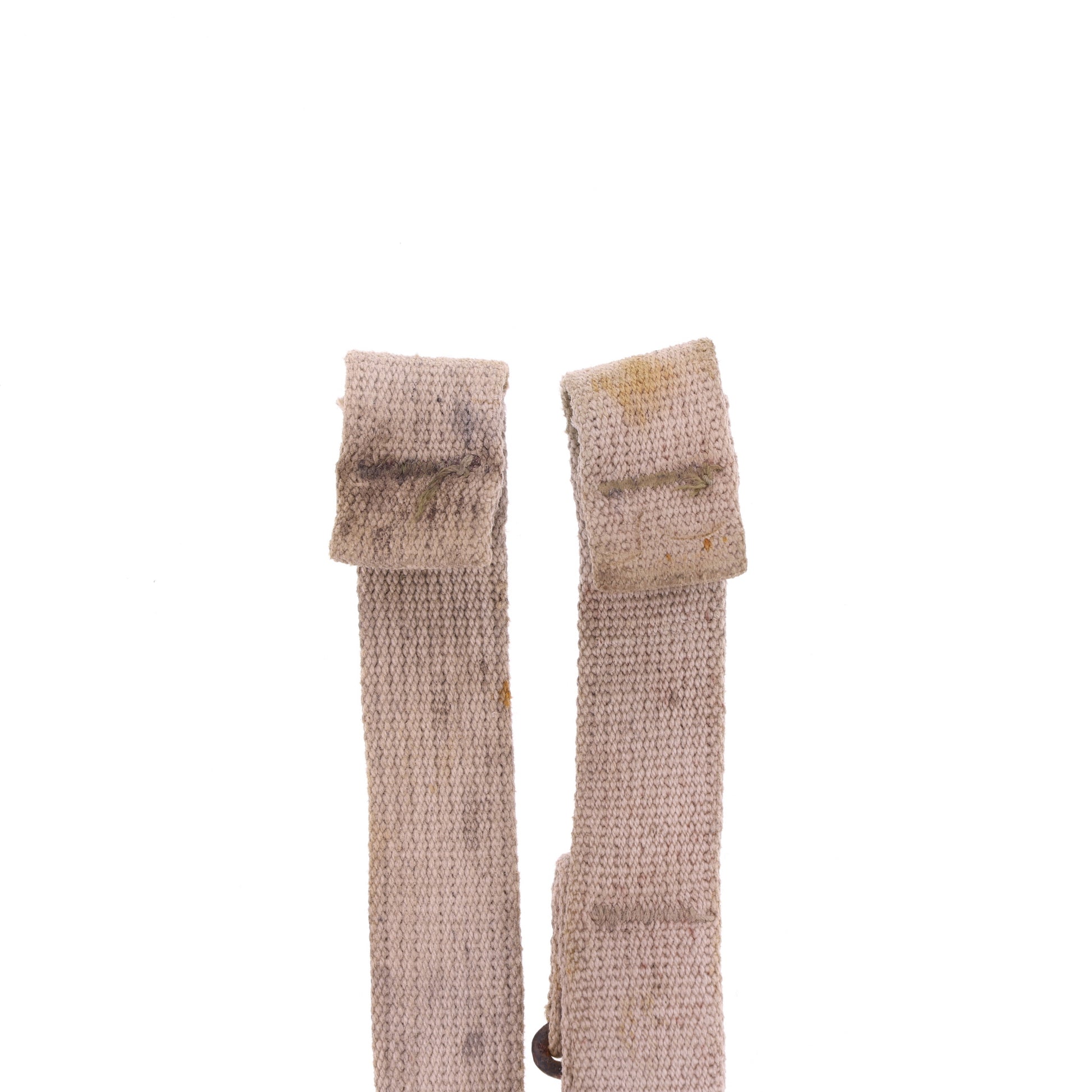 WWII U.S. M-1 Helmet Chinstraps with OD#3 Webbing