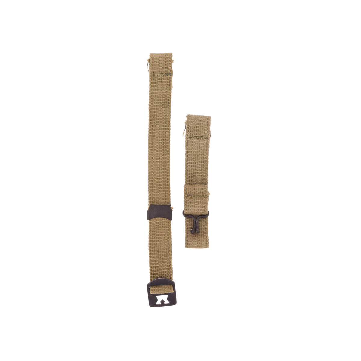 WWII U.S. M-1 Helmet Chinstraps with OD#3 Webbing