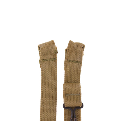 WWII U.S. M-1 Helmet Chinstraps with OD#3 Webbing