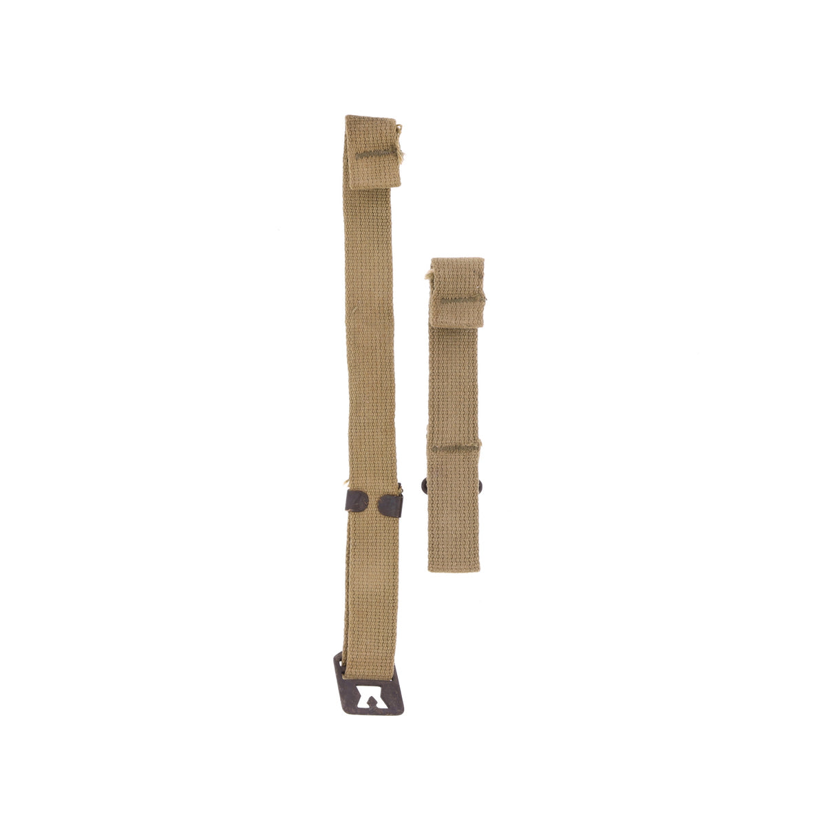 WWII U.S. M-1 Helmet Chinstraps with OD#3 Webbing