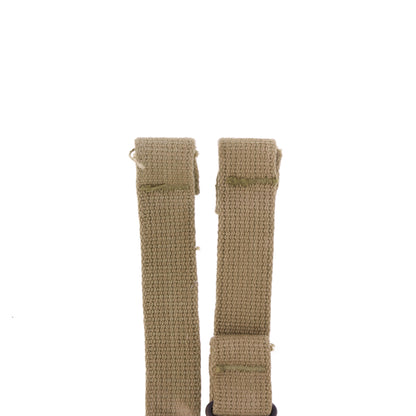 WWII U.S. M-1 Helmet Chinstraps with OD#3 Webbing