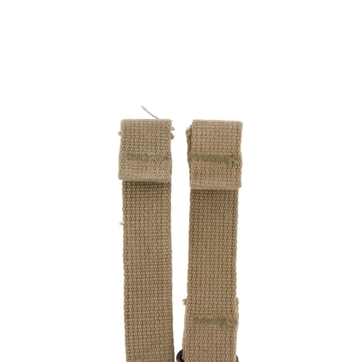WWII U.S. M-1 Helmet Chinstraps with OD#3 Webbing