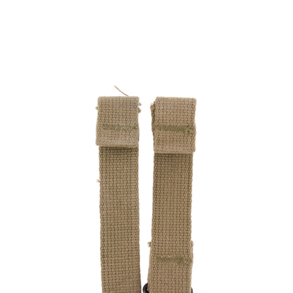WWII U.S. M-1 Helmet Chinstraps with OD#3 Webbing
