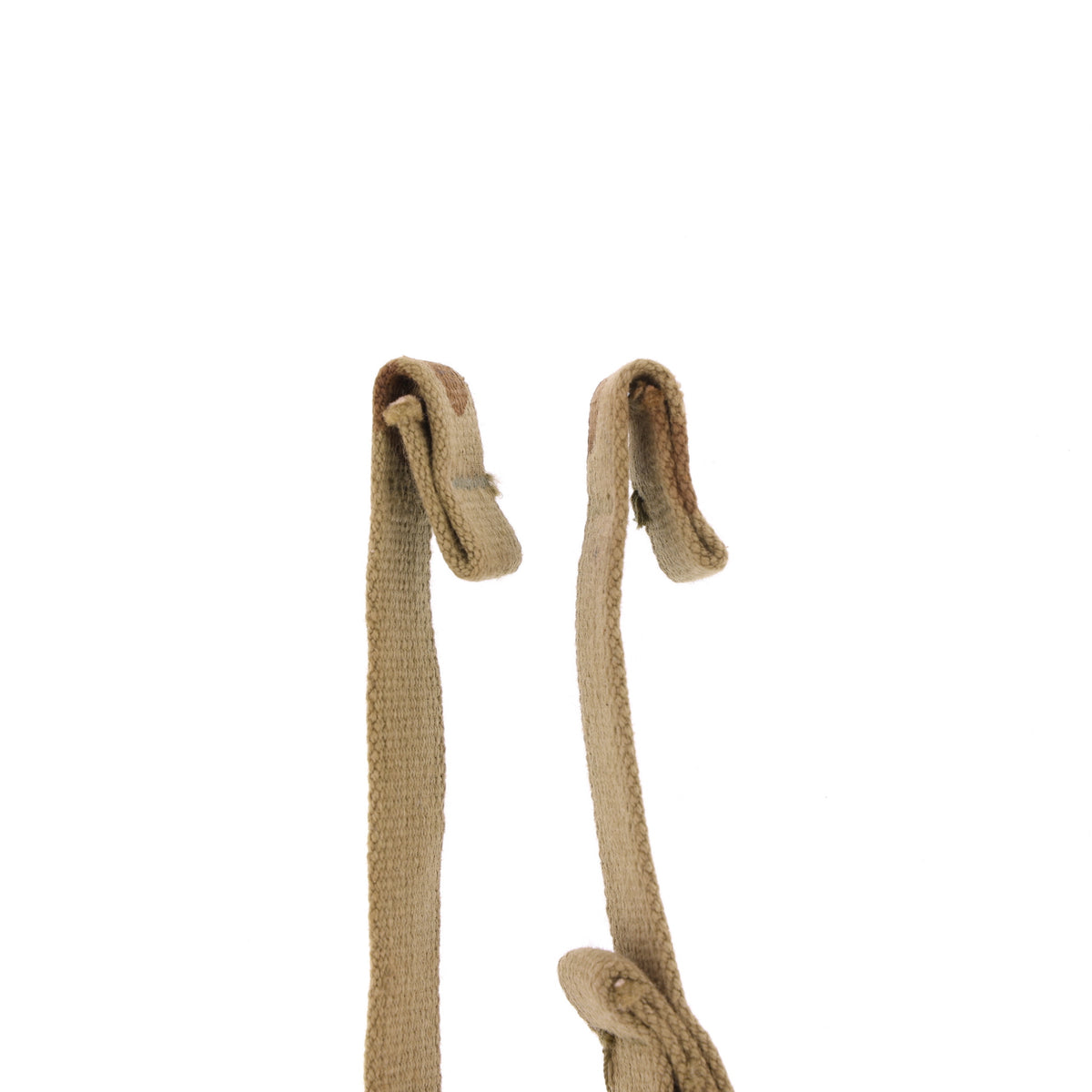 WWII U.S. M-1 Helmet Chinstraps with OD#3 Webbing