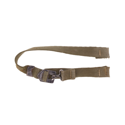 WWII U.S. M-1 Helmet Chinstraps with OD#7 Webbing