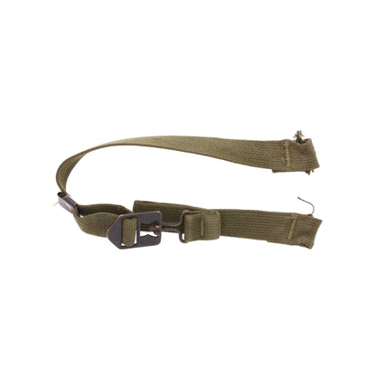 WWII U.S. M-1 Helmet Chinstraps with OD#7 Webbing