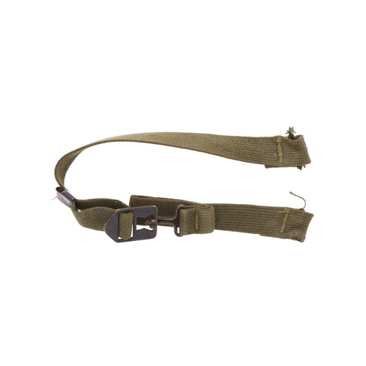 WWII U.S. M-1 Helmet Chinstraps with OD#7 Webbing