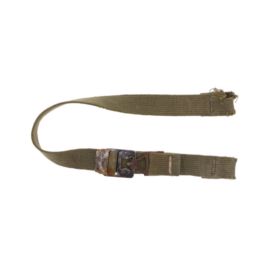 WWII U.S. M-1 Helmet Chinstraps with OD#7 Webbing