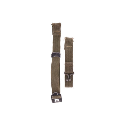 WWII U.S. M-1 Helmet Chinstraps with OD#7 Webbing
