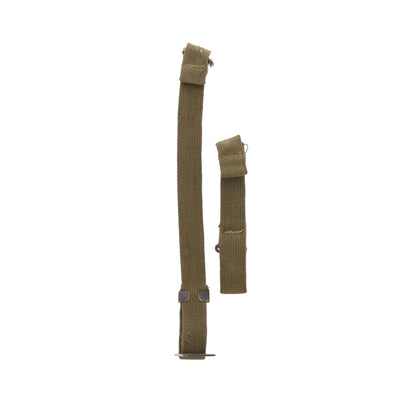 WWII U.S. M-1 Helmet Chinstraps with OD#7 Webbing