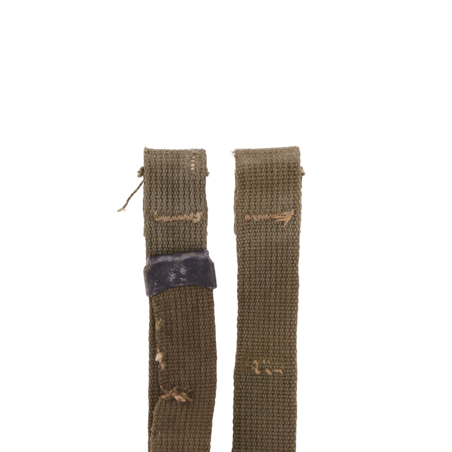 WWII U.S. M-1 Helmet Chinstraps with OD#7 Webbing