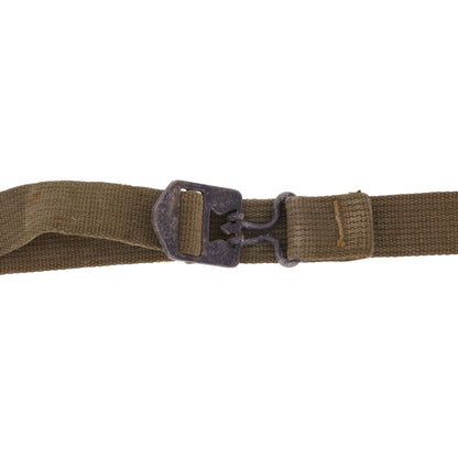 WWII U.S. M-1 Helmet Chinstraps with OD#7 Webbing