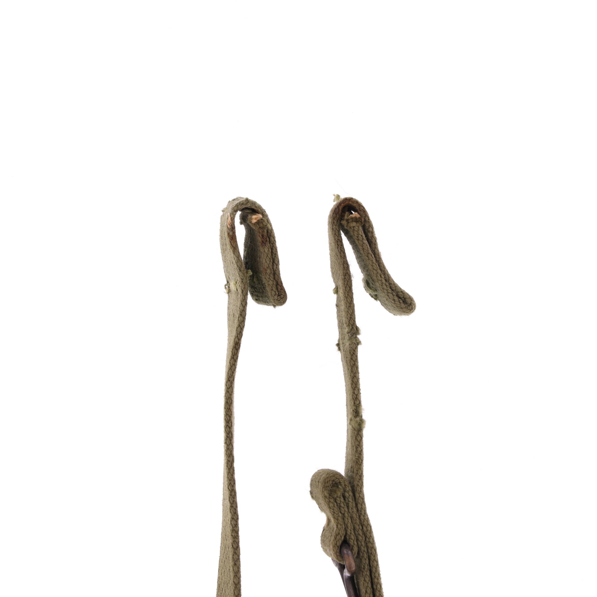 WWII U.S. M-1 Helmet Chinstraps with OD#7 Webbing