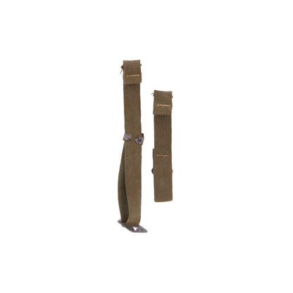 WWII U.S. M-1 Helmet Chinstraps with OD#7 Webbing