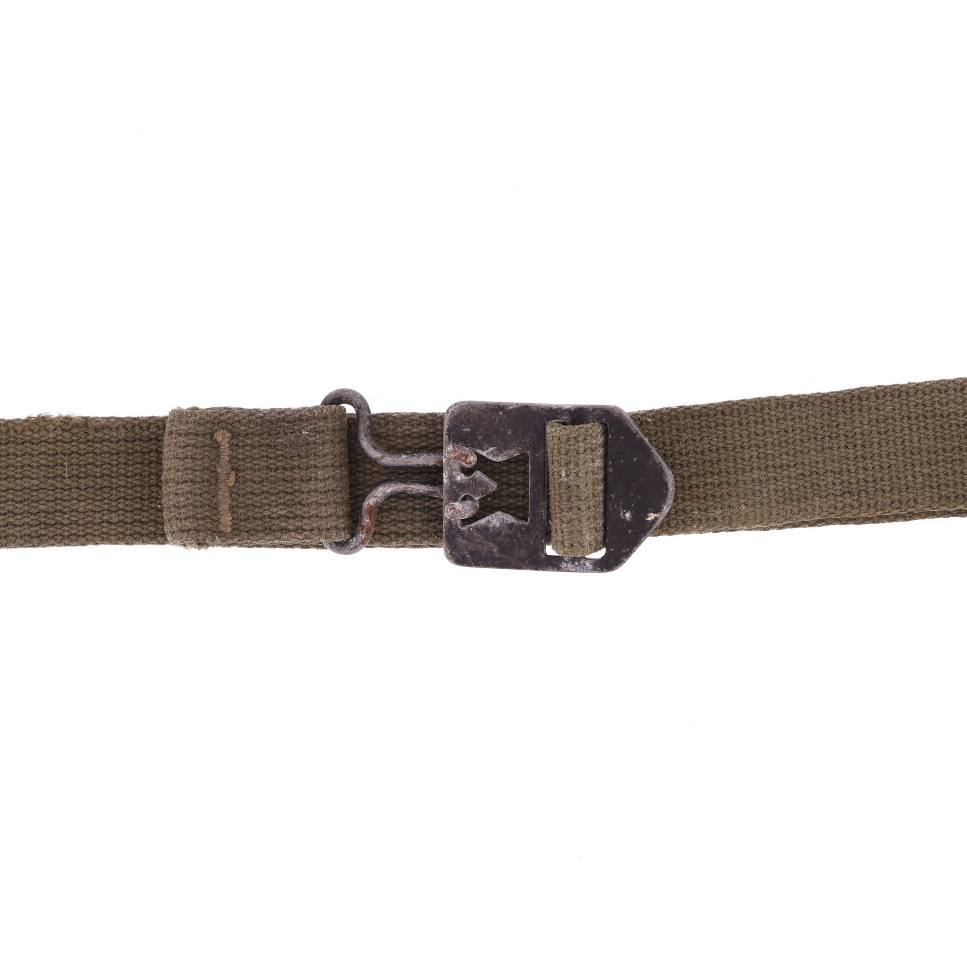 WWII U.S. M-1 Helmet Chinstraps with OD#7 Webbing