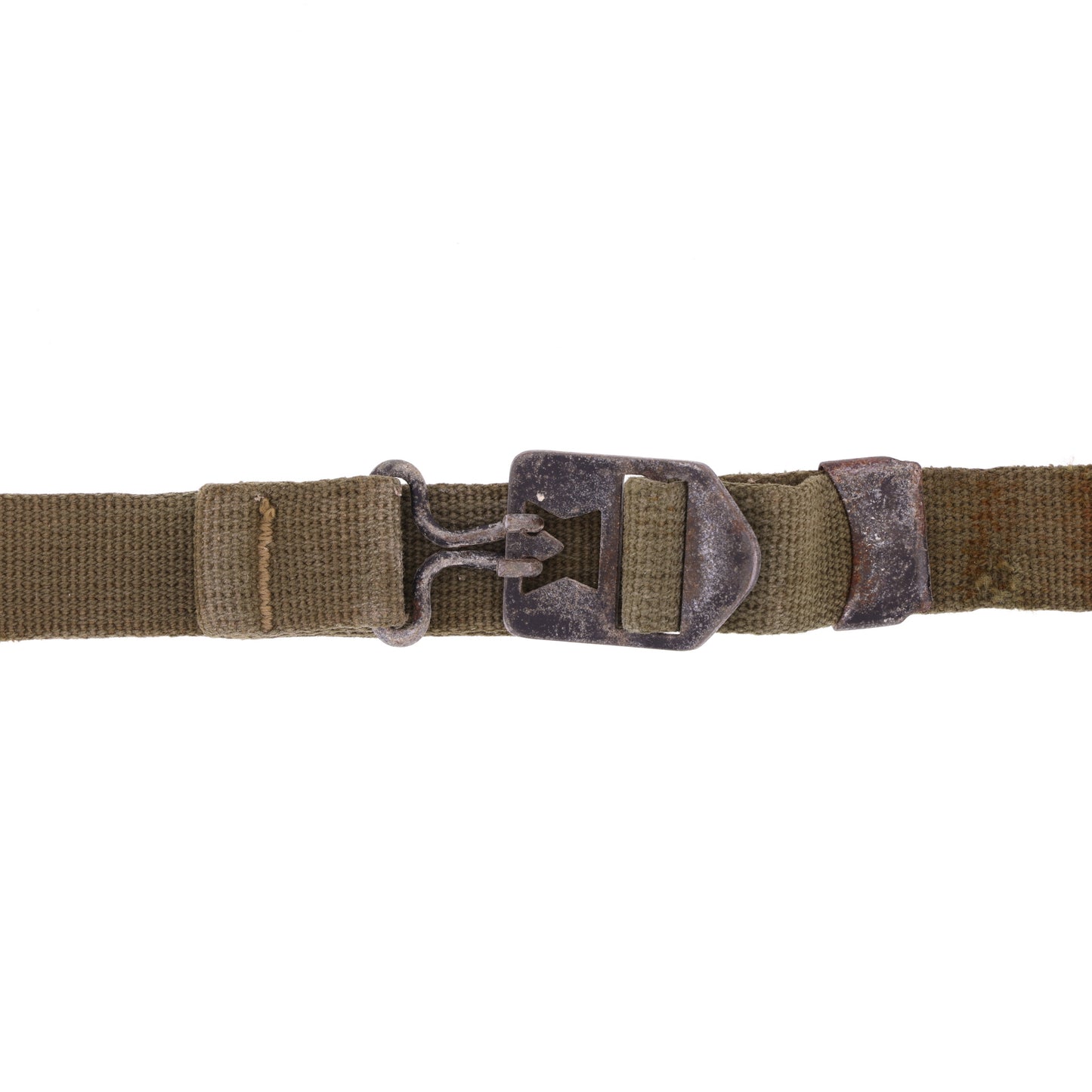 WWII U.S. M-1 Helmet Chinstraps with OD#7 Webbing
