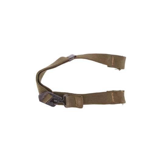 WWII U.S. M-1 Helmet Chinstraps with OD#7 Webbing